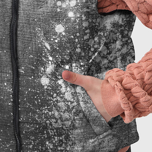 Детский жилет Among Us - grey gradient по-вертикали / 3D-Черный – фото 5