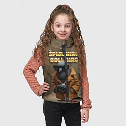 Детский жилет Spijuniro Golubiro мем, цвет: 3D-черный — фото 2