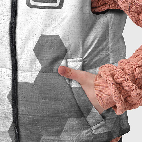 Детский жилет Zotye - white gradient вертикально / 3D-Черный – фото 5