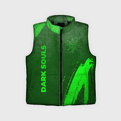Детский жилет Dark Souls - green gradient вертикально