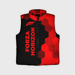 Детский жилет Forza Horizon - red gradient по-вертикали, цвет: 3D-черный