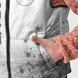 Детский жилет Mass Effect - white gradient вертикально, цвет: 3D-черный — фото 2