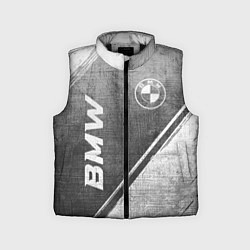 Детский жилет BMW - grey gradient вертикально, цвет: 3D-черный