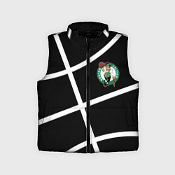 Детский жилет Boston Celtics black, цвет: 3D-черный