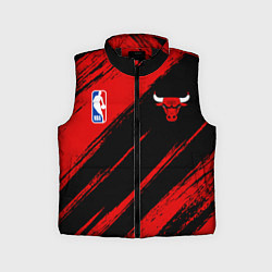 Детский жилет Chicago Bulls team NBA, цвет: 3D-черный
