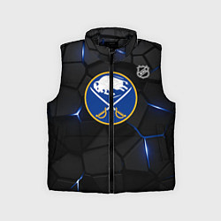 Детский жилет Баффало Сейбрз - НХЛ хоккей, цвет: 3D-черный