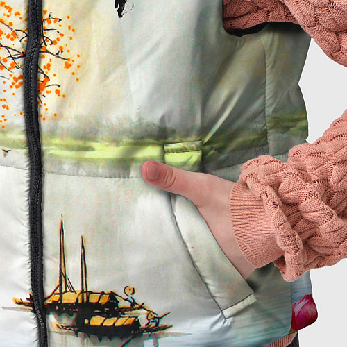 Детский жилет China Landscape / 3D-Черный – фото 5
