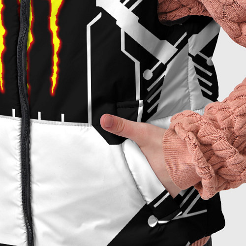 Детский жилет Monster energy geometry / 3D-Черный – фото 5