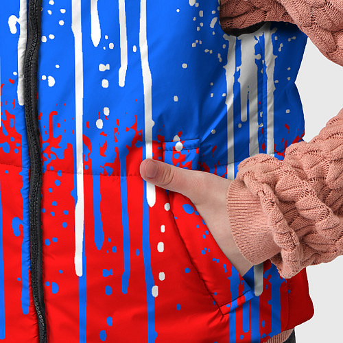 Детский жилет Патриот - флаг / 3D-Черный – фото 5