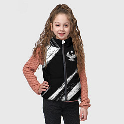 Детский жилет Дагестан - брызги, цвет: 3D-черный — фото 2