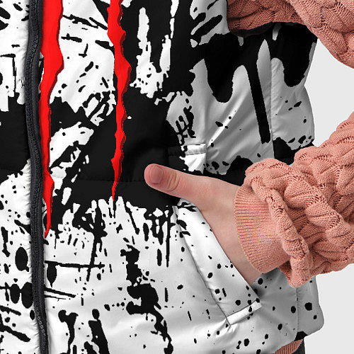 Детский жилет Monster energy краски / 3D-Черный – фото 5