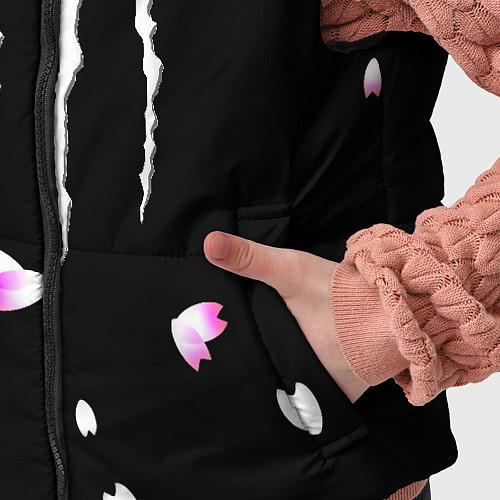 Детский жилет Monster energy sakura / 3D-Черный – фото 5