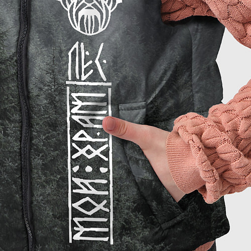 Детский жилет Древние боги могучих лесов / 3D-Черный – фото 5