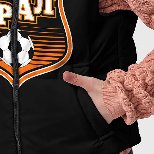 Детский жилет ФК Урал - полоски / 3D-Черный – фото 5