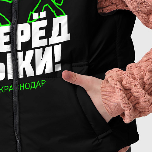 Детский жилет ФК Краснодар - вперед быки / 3D-Черный – фото 5