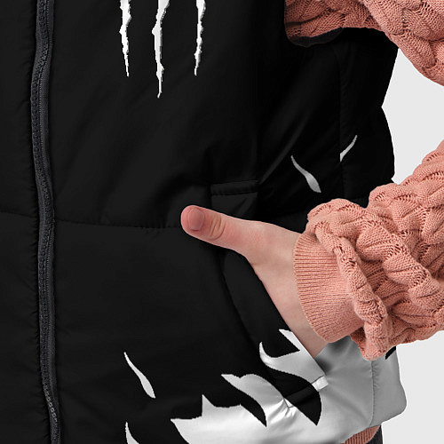 Детский жилет Monster energy fire white / 3D-Черный – фото 5