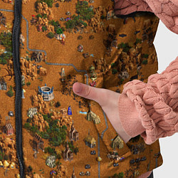 Детский жилет Земли Фабрики - Герои 3, цвет: 3D-черный — фото 2