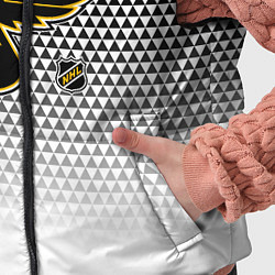 Детский жилет Сент Луис Блюз - белый градиент, цвет: 3D-черный — фото 2