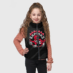 Детский жилет Toronto Raptors - NBA team, цвет: 3D-черный — фото 2