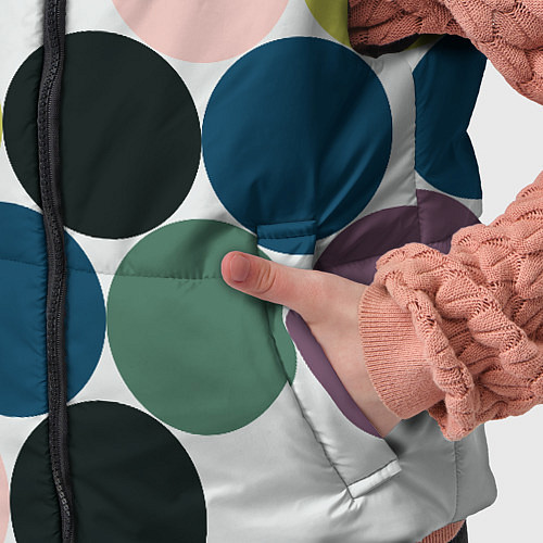 Детский жилет Кластер чил - абстракция / 3D-Черный – фото 5