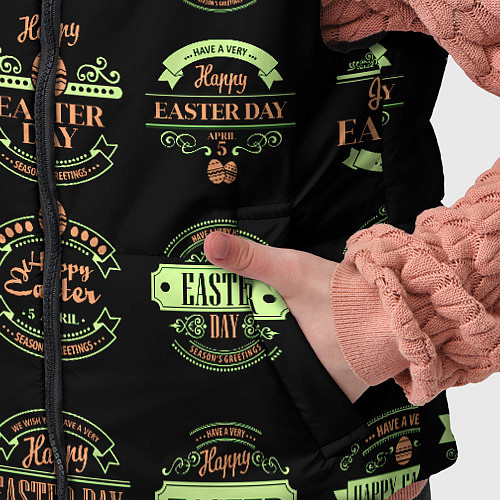 Детский жилет Easter holidays / 3D-Черный – фото 5