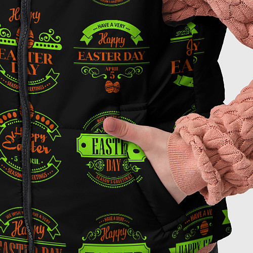 Детский жилет Easter holidays / 3D-Черный – фото 5