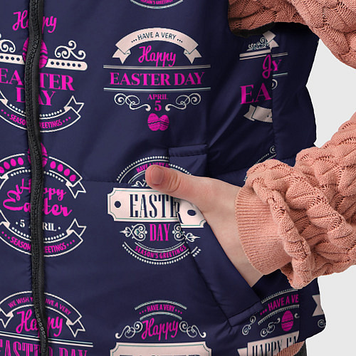 Детский жилет Easter pink / 3D-Черный – фото 5