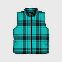 Детский жилет Checkered blue