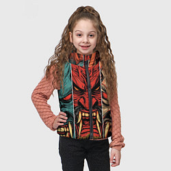 Детский жилет Demons Oni - neuroart, цвет: 3D-черный — фото 2