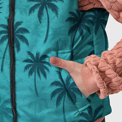 Детский жилет Гавайский стиль - Томми Версетти / 3D-Черный – фото 5