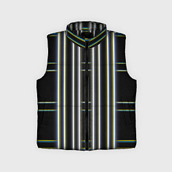 Детский жилет Neon yellow blue white