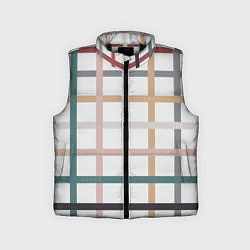 Детский жилет Плетенка пастельная