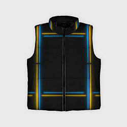 Детский жилет Neon yellow light blue