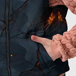 Детский жилет Камуфляжная текстура с искрами, цвет: 3D-черный — фото 2
