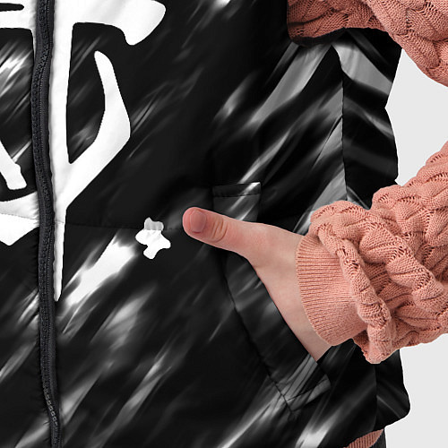 Детский жилет Doom штрихи красок / 3D-Черный – фото 5