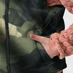 Детский жилет Камуфляжная ткань с дымом, цвет: 3D-черный — фото 2