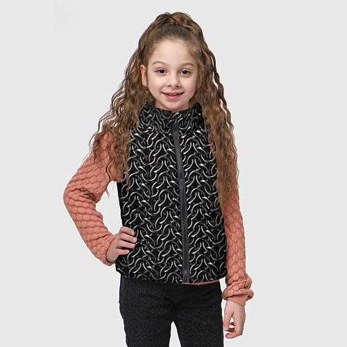 Детский жилет Рыцарская кольчуга / 3D-Красный – фото 3