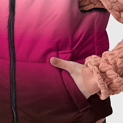 Детский жилет Градиент transcendent pink омбре, цвет: 3D-черный — фото 2