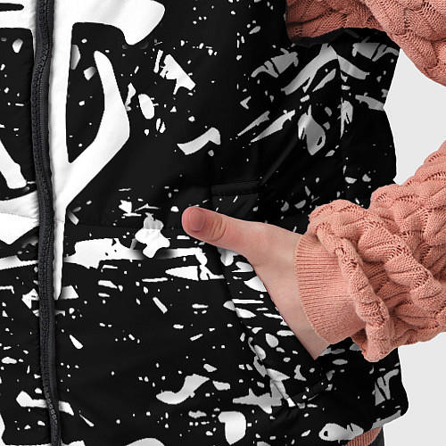 Детский жилет Doom краски белые штрихи / 3D-Черный – фото 5