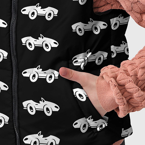 Детский жилет Автомобили / 3D-Черный – фото 5