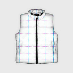 Детский жилет Color white blue stripes