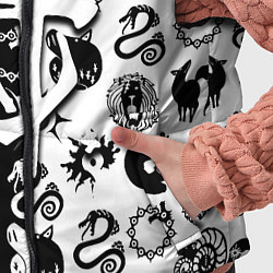 Детский жилет Doom anime black pattern, цвет: 3D-черный — фото 2