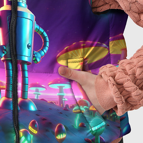 Детский жилет Ночёвка Бендера на планете светящихся гигантских г / 3D-Черный – фото 5