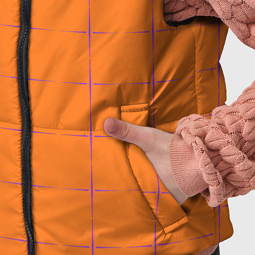 Детский жилет Color orange stripe / 3D-Черный – фото 5