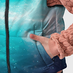 Детский жилет Галактическое сияние небес, цвет: 3D-черный — фото 2