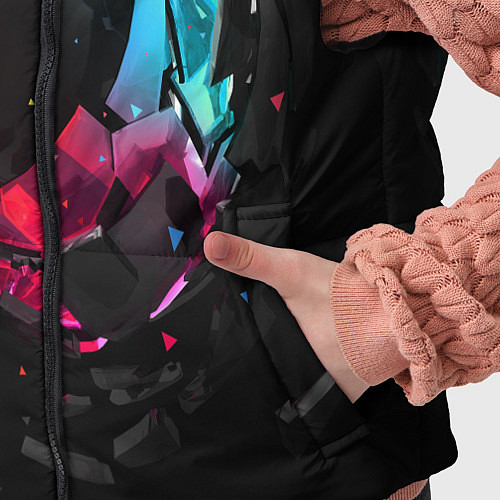 Детский жилет Abstract graphics / 3D-Черный – фото 5