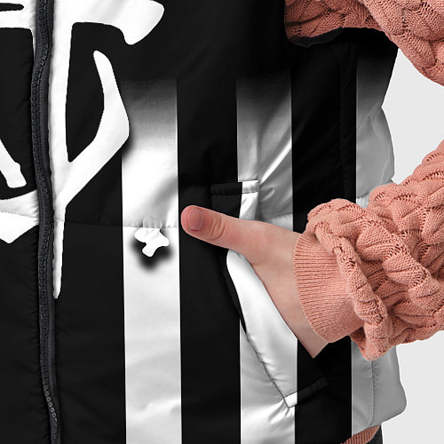 Детский жилет Doom line white / 3D-Черный – фото 5