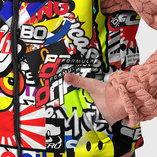 Детский жилет Monster energy брендовый стиль / 3D-Черный – фото 5