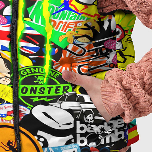 Детский жилет Monster energy бренды / 3D-Черный – фото 5