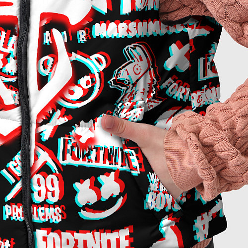 Детский жилет Doom x fortnite glitch / 3D-Черный – фото 5